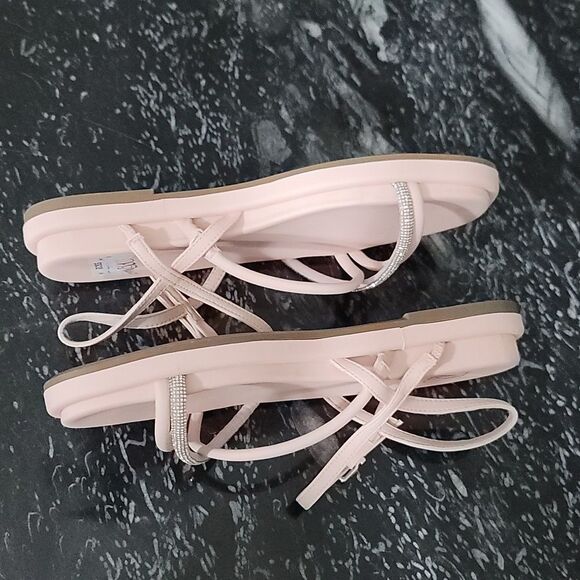 BRAND NEW NEW YORK & COMPANY CRISS-CROSS JEWEL STRAP WOMEN"S SANDAL - Picture 13 of 15